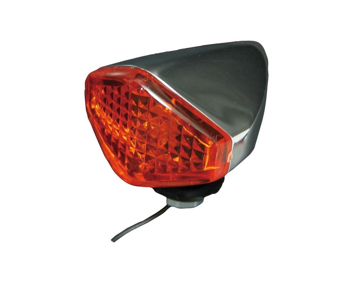 Neofactory 000037 Diamond Turn Signal chrome housing orange lens