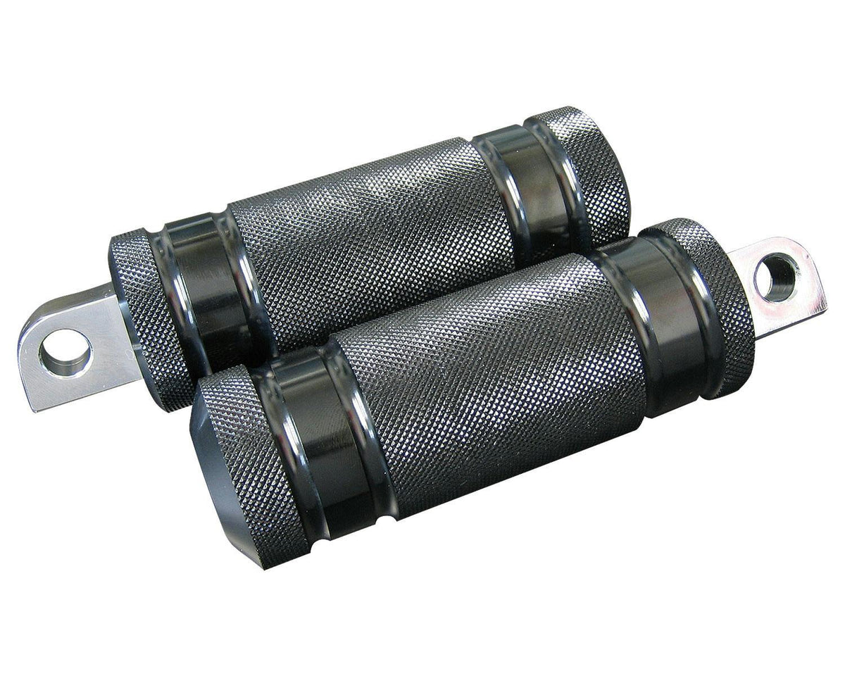Neofactory 000588 4-Rib Large Footpeg Pair Black