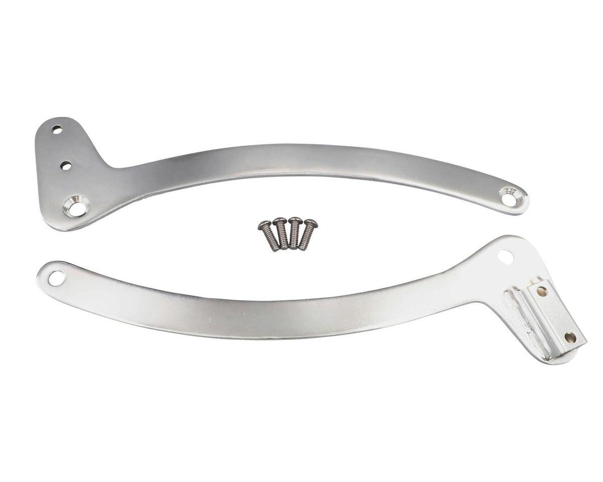 Neofactory chrome sissy bar side plates, 1957–1978 XL, MPN 006003 / 左右側板一組