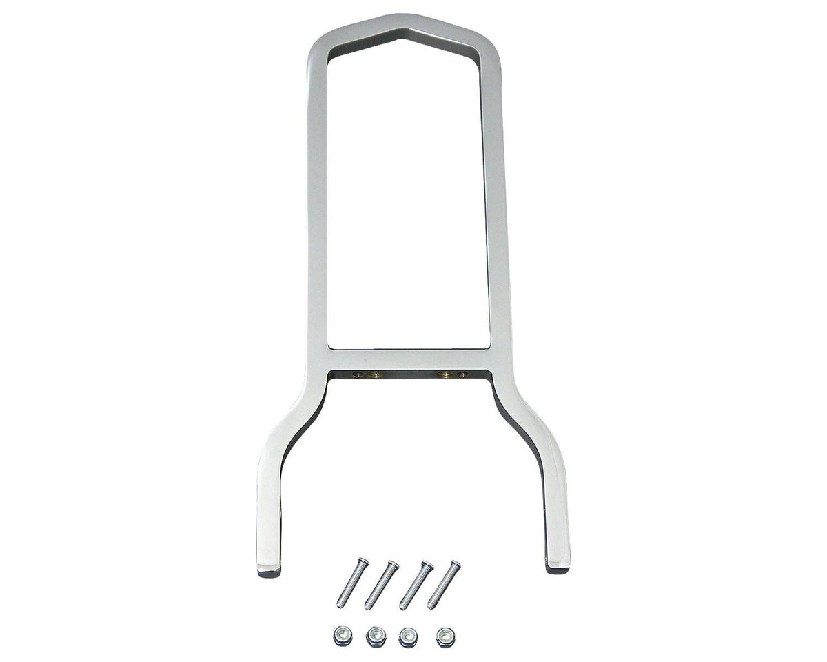 Neofactory Lowboy sissy bar, 15-1/2 × 7-1/2 in, MPN 006015 / 鍍鉻靠背桿