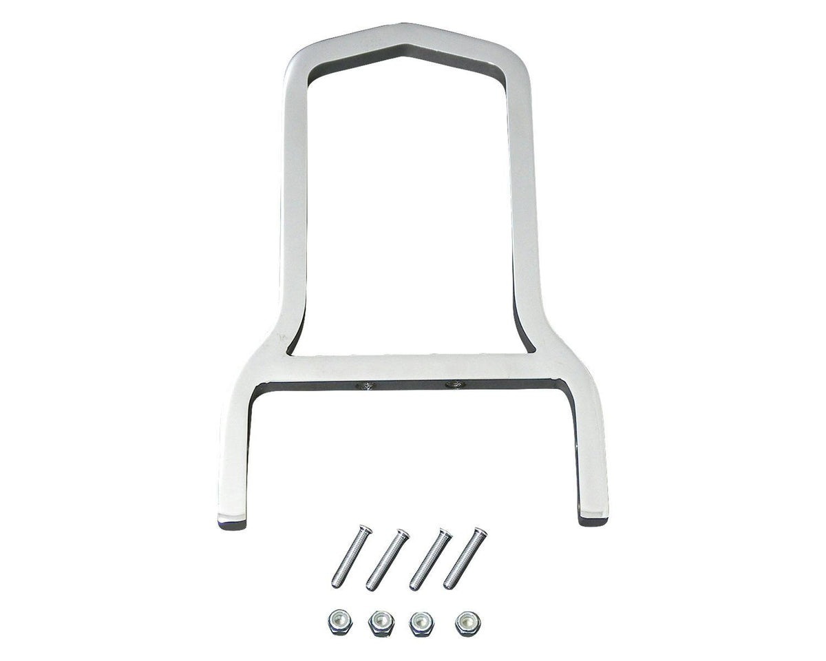 Neofactory Mini Lowboy 11 × 7-1/2 in sissy bar, MPN 006021 / 鍍鉻靠背桿