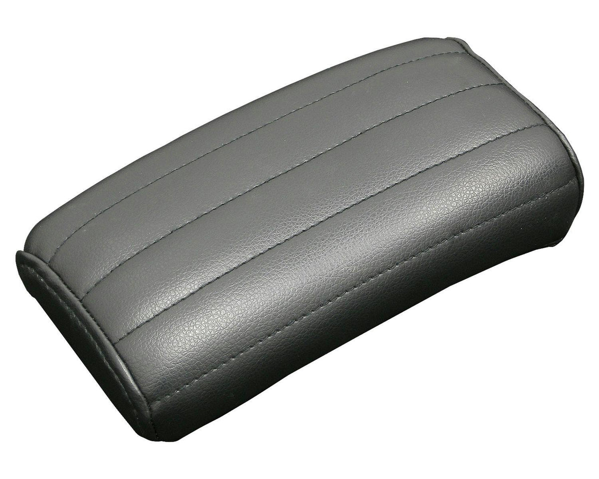 Neofactory 011083 black pillion pad, 42 mm thickness, vertical tuck-and-roll
