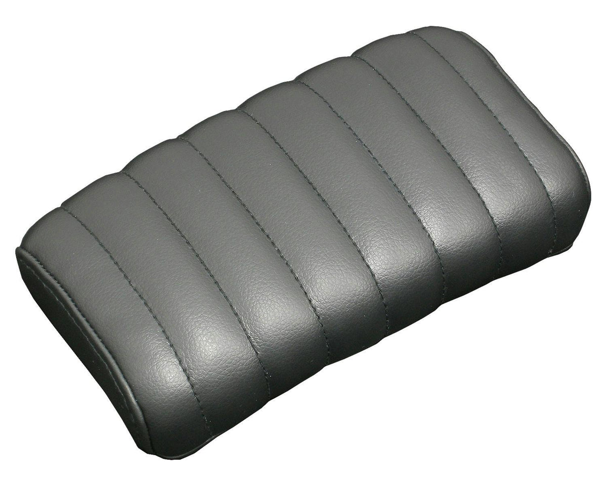 Neofactory 011084 black pillion pad, 42 mm thickness, horizontal tuck-and-roll