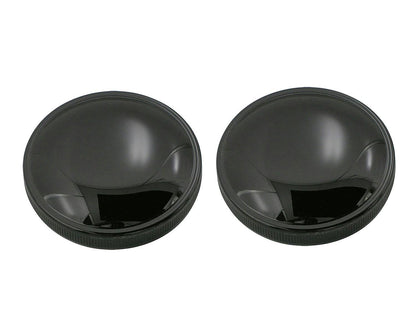 Neofactory 012279 black late-style gas cap pair, right and left